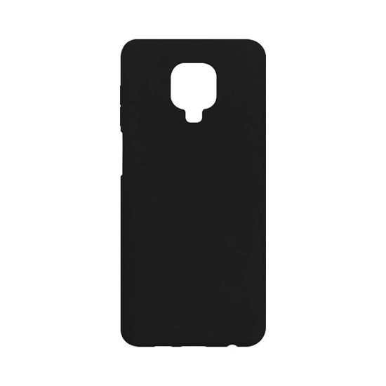 Capa de Silicone Macio para Xiaomi Redmi Note 9s/Note 9 Pro Preto